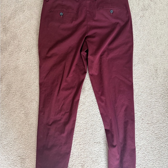 Express Men's Burgundy Extra Slim Pants - Size 32/30 - Picture 4 of 4
